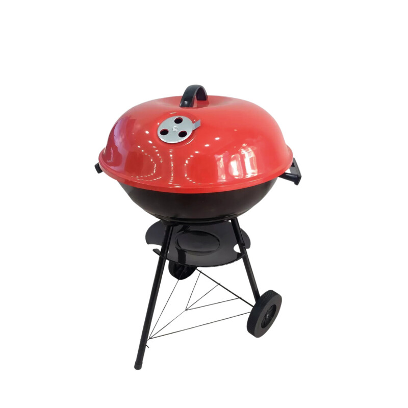 Parrilla portátil para carbón Rojo/Negro