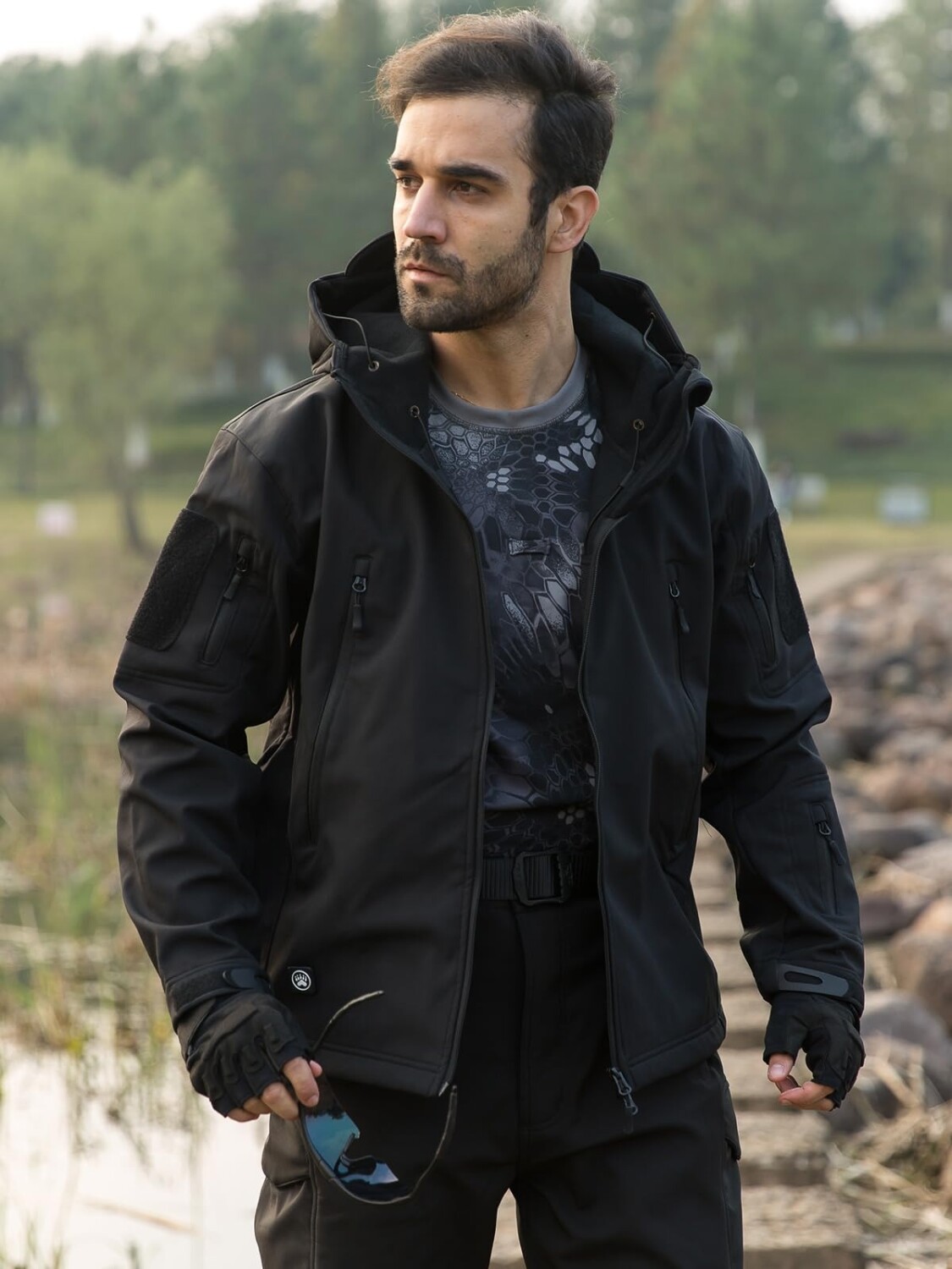 Softshell Chamarra Tactica De Neopreno Campera Táctica En Neopreno