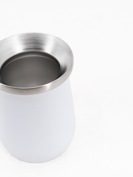 MATE INOX DOBLE CAPA BLANCO