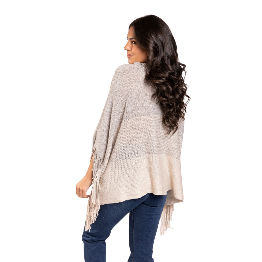 CHERRY PONCHO GREY