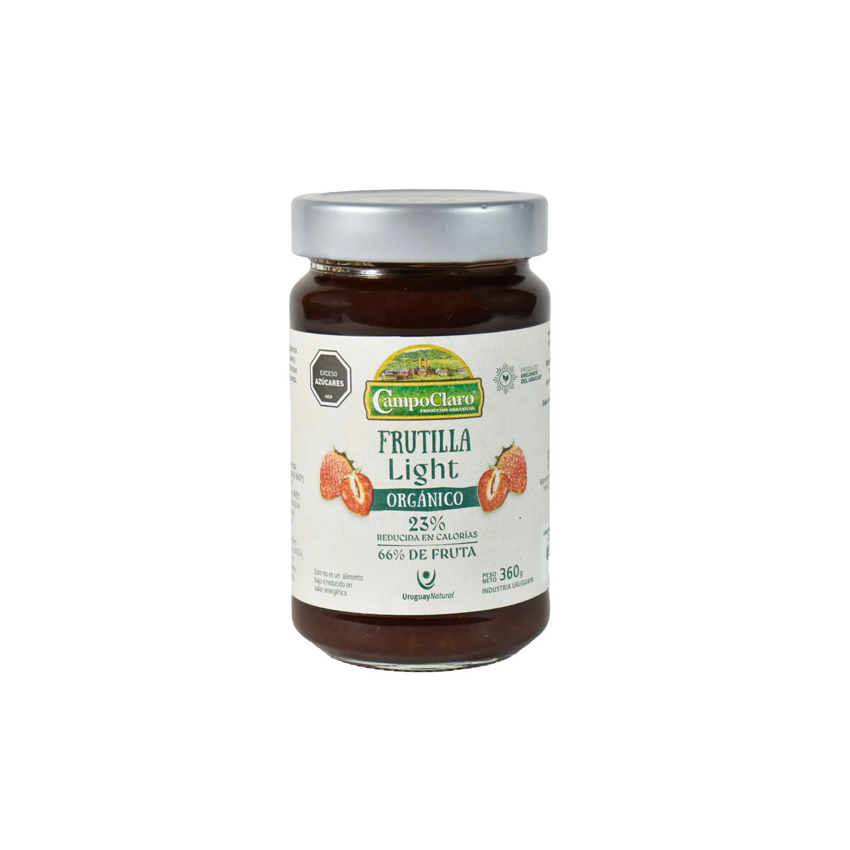 MERMELADA LIGTH FRUTILLA CAMPOCLARO 360G 