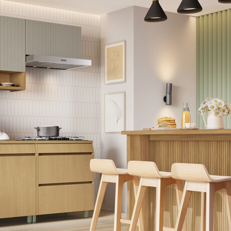 Aéreo Heladera 80cm MDF 1 Puerta GAMAS DE BEIGE