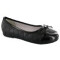Ballerinas Infantiles Croco Kids con Puntera Negro