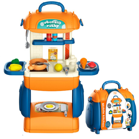 Cocina Infantil De Juguete Set En Valija Con 31 Accesorios Jug007008