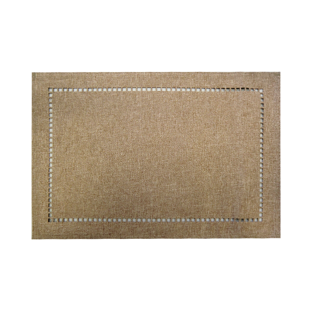 Individual con Vainilla Lino Liso Home Class 45 x 30 cm - BEIGE 