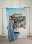 Vestido SOGNO Azul piedra