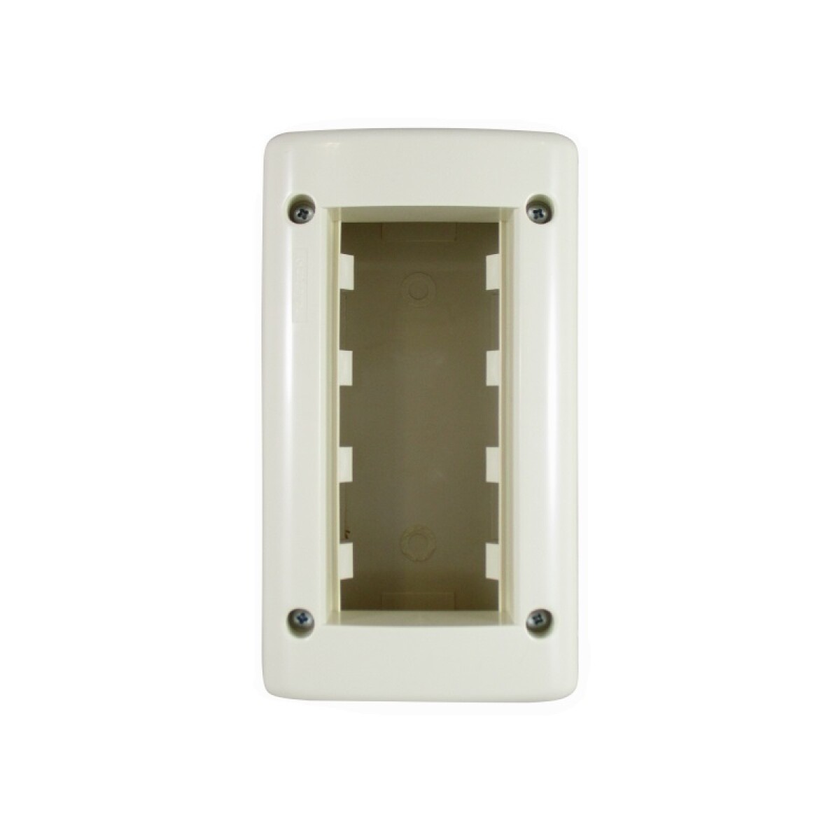 CAJA EXT. PLASTICA 4 MODULO MARFIL 