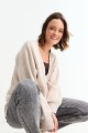 Cardigan oversized BEIGE