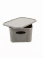 CAJA ORGANIZADORA CON TAPA BEIGE