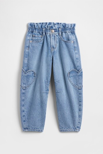 Jean Horseshoe Toddler Niña Medium Wash