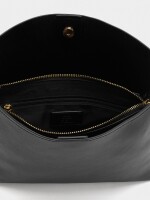 Bolso De Hombro Liso negro