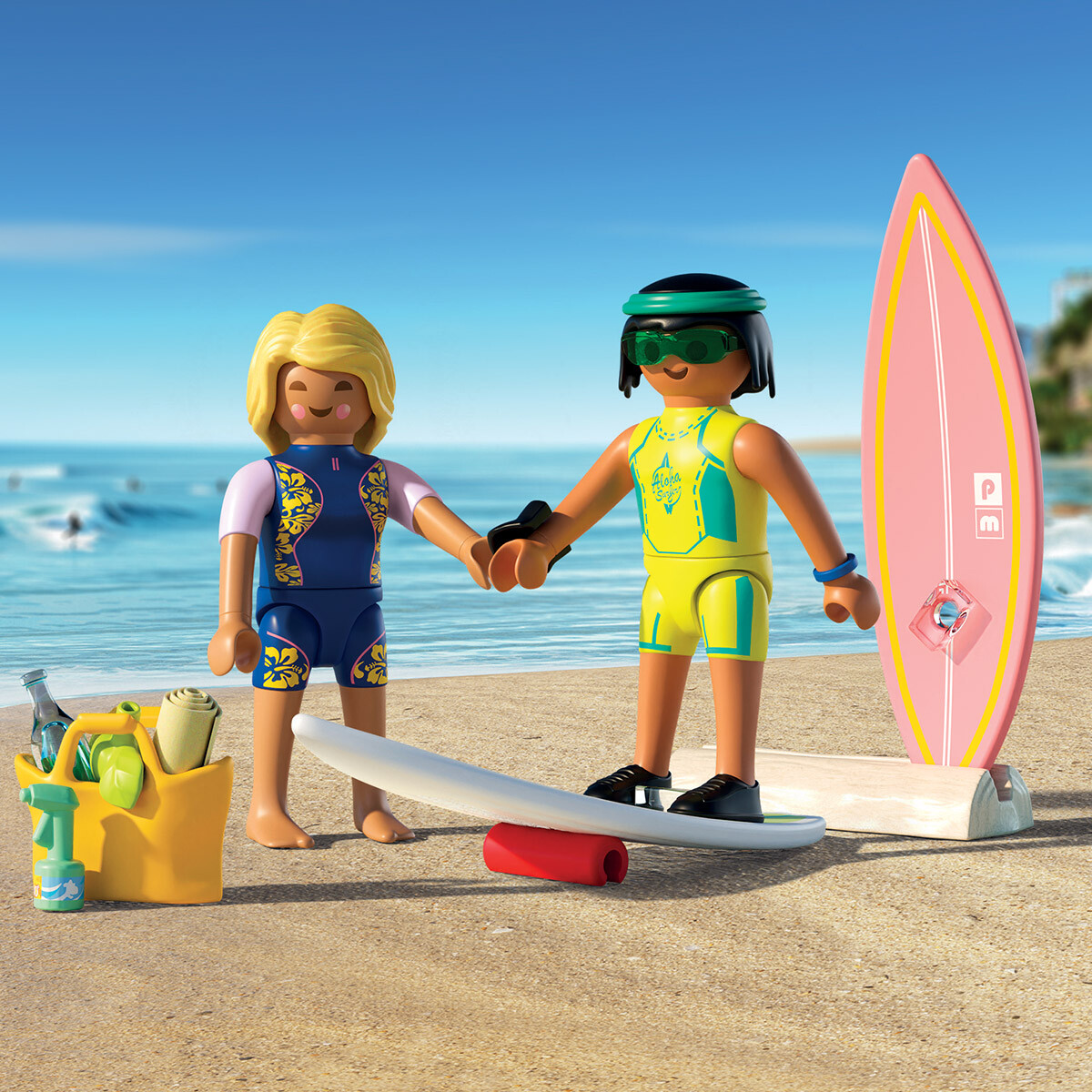 Escuela de Surf Playmobil 16 Piezas 