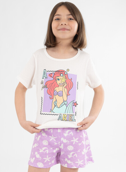 Pijama infantil ariel Rosado