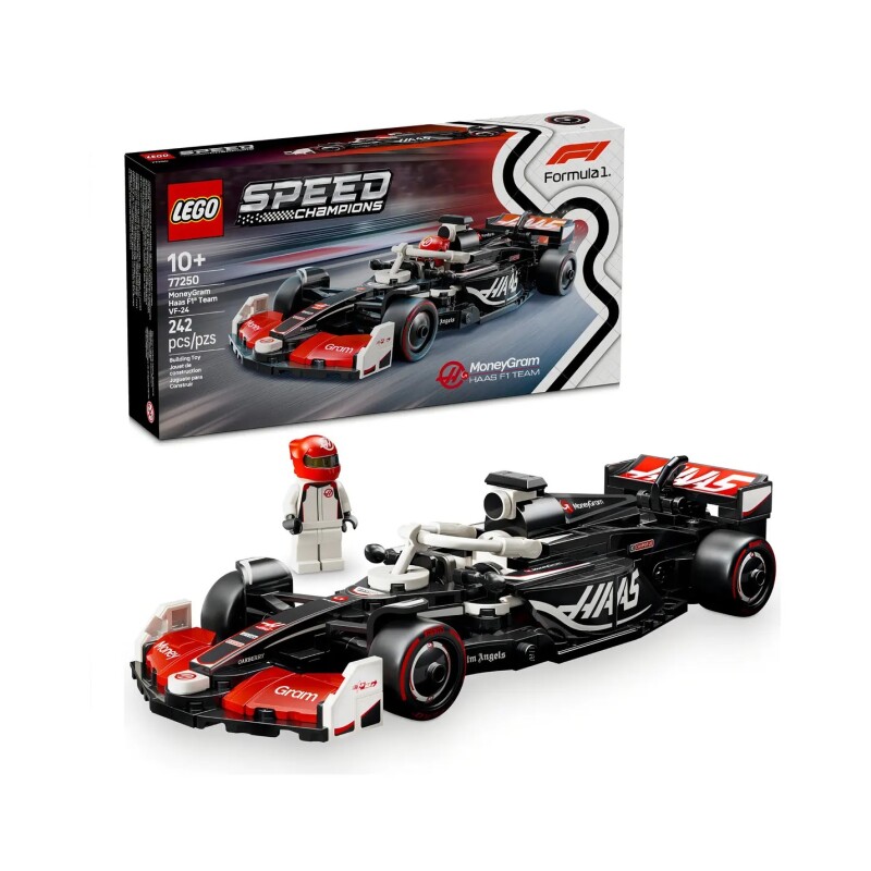 LEGO Speed Champions MoneyGram Haas F1 Team VF-24 Auto de Carreras 10+ LEGO SPEED CHAMPIONS AUTO DE CARRERAS MONEYGRAM HAAS F1 TEAM VF-24 10+