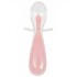 Cuchara silicona con TOPE buba rosa