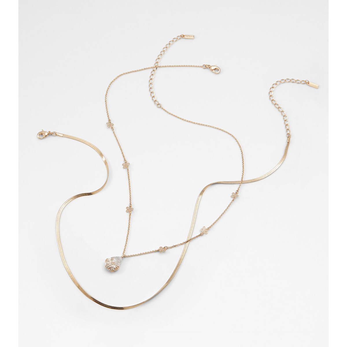 TEARDROP GOLD/CLEAR MULTI - GOLD/CLEAR MULTI 