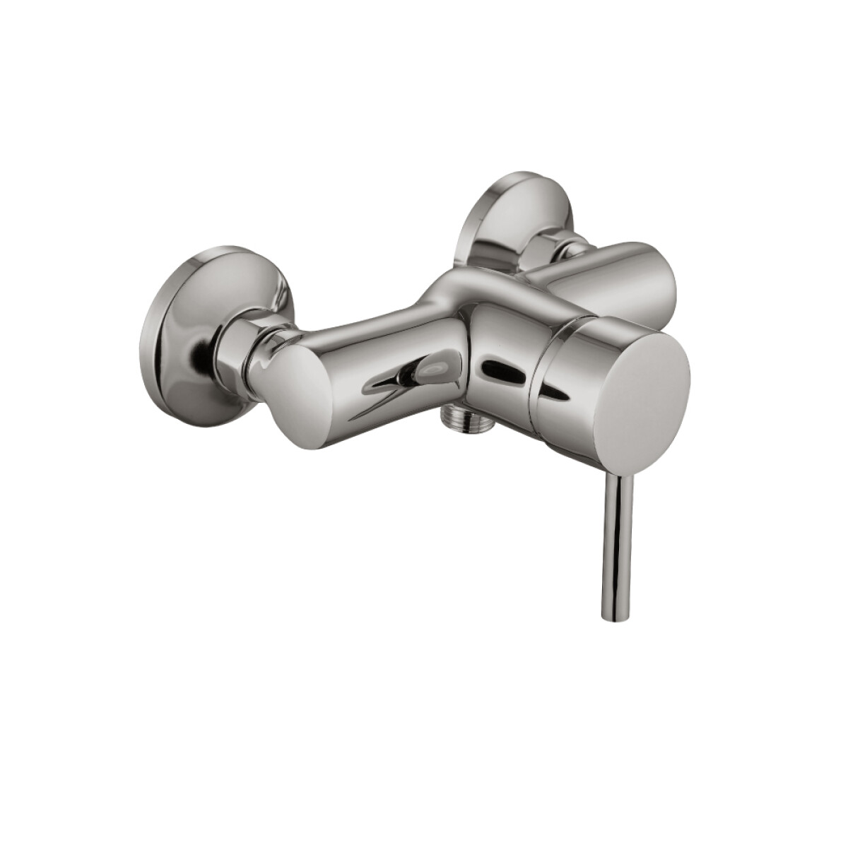 Grifería de Ducha Exterior Monocomando Nickel Brush Línea New Birillo 