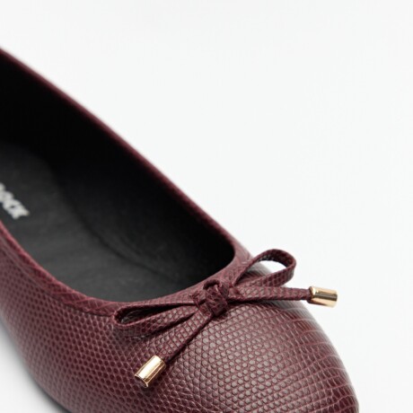 BALERINA KRILLER Rojo Oscuro