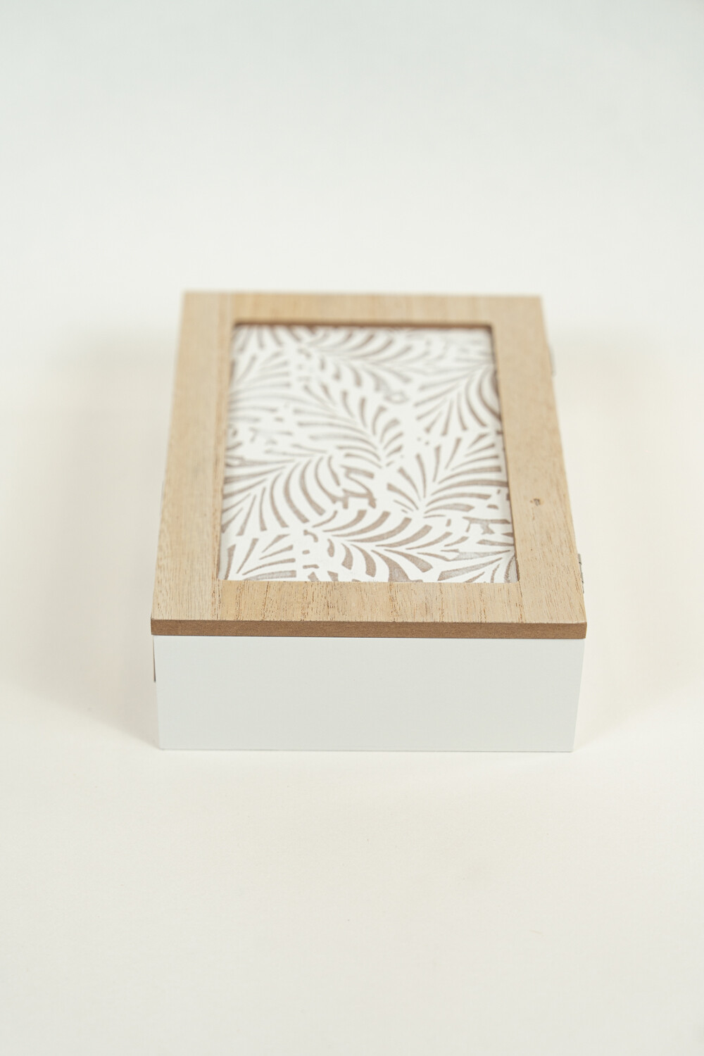Caja Para Té Leaves, 6 Separadores Color Unico