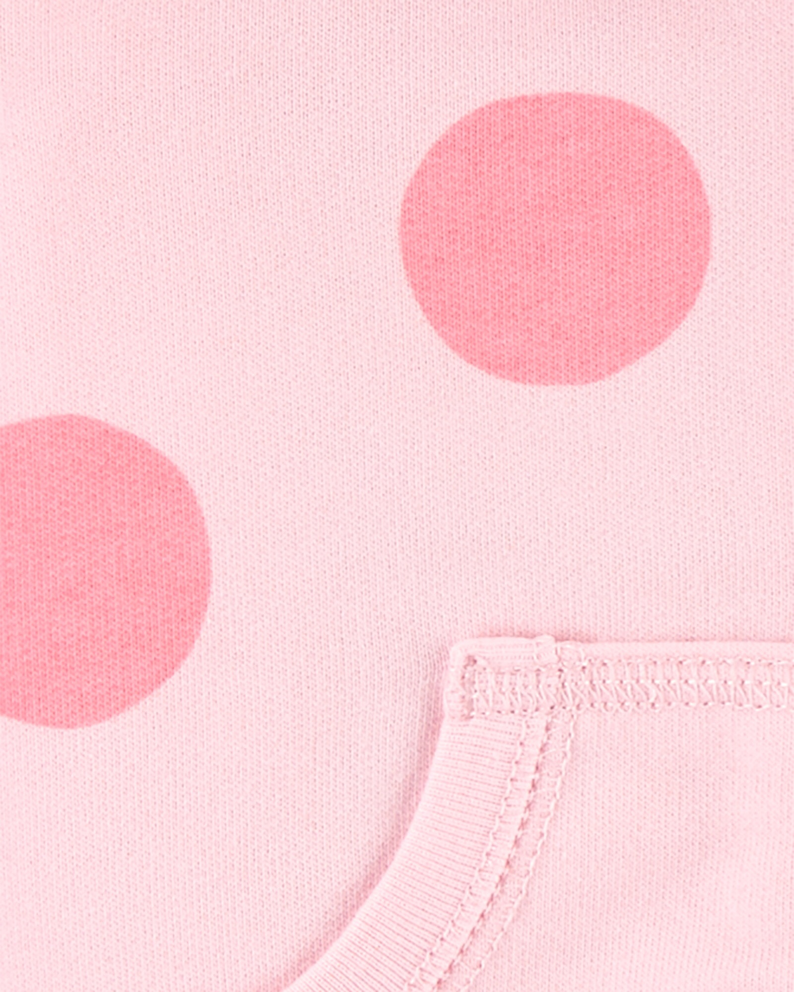 Set tres piezas de algodón, campera, pantalón y body, diseño a lunares Set tres piezas de algodón, campera, pantalón y body, diseño a lunares