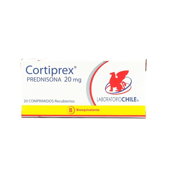 CORTIPREX 20 MG. CJ X 20 COMPRIMIDOS única