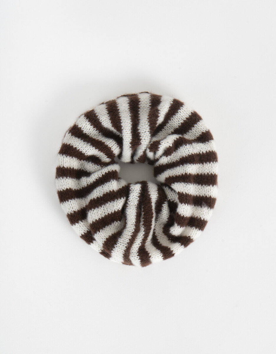 Scrunchie Rayada 