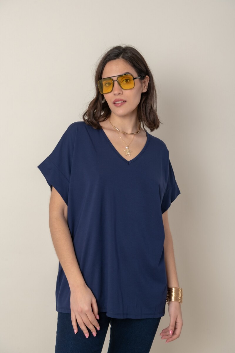 REMERA BIANCA - Azul 