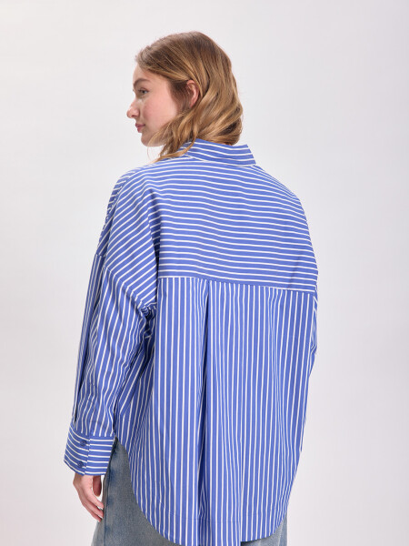 Camisa especial rayas Azul