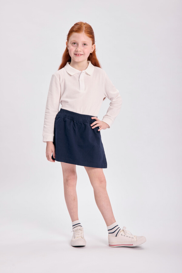 Short pollera Azul Marino