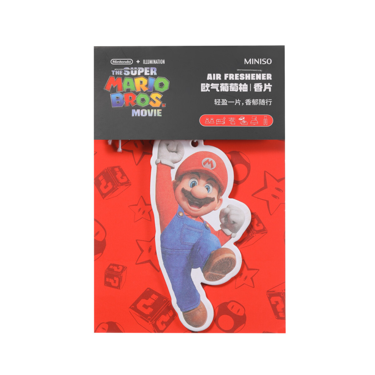 Perfumador Mario Bros 3pcs - rojo 