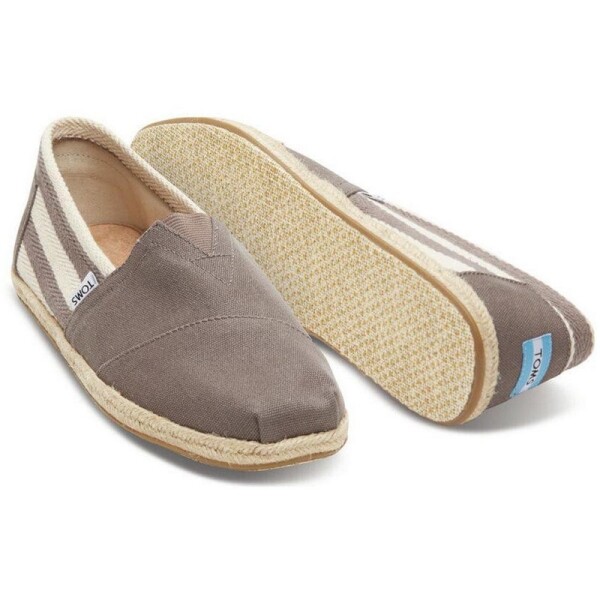 Alpargatas Toms Stripe University Gris