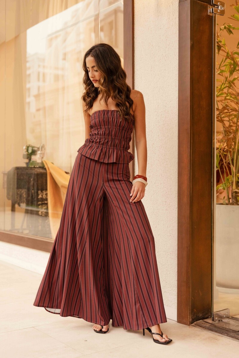 PANTALON CALA EVERYDAY CHOCOLATE STRIPES PANTALON CALA EVERYDAY CHOCOLATE STRIPES