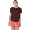 Polo Running Road SS Top Mujer Dark Currant