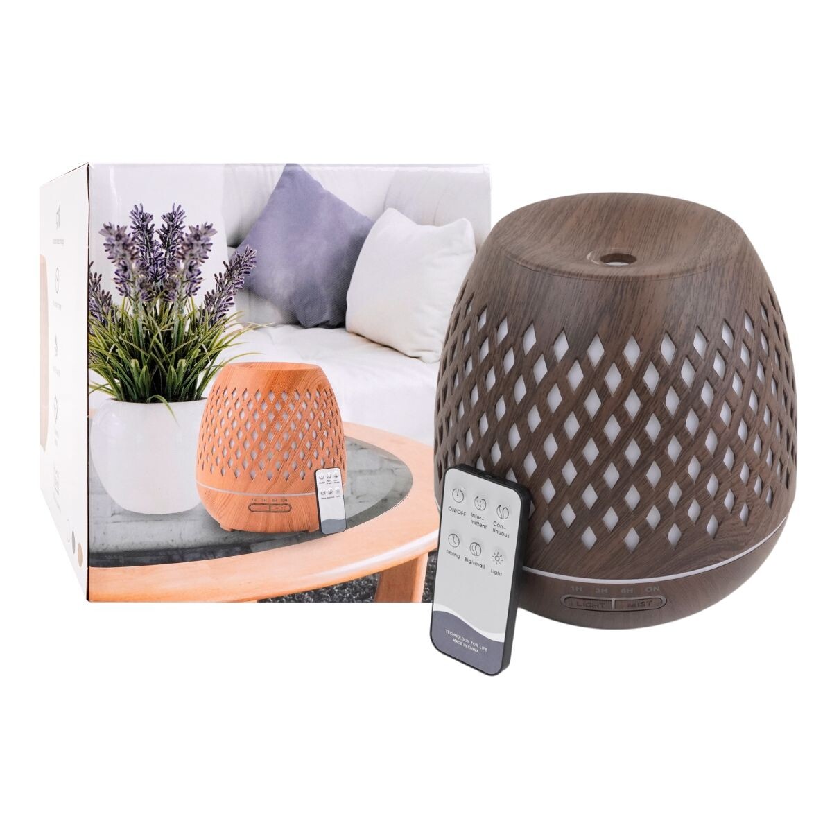 Humidificador difusor con luz 