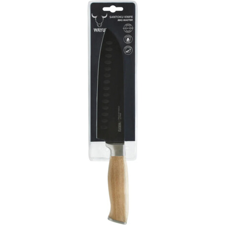 Cuchillo Wayu Santoku Madera Acacia