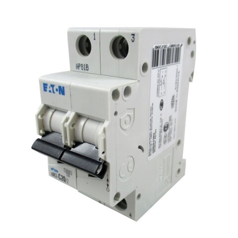 DISYUNTOR DIN 2X 20 A 06 KA EATON DISYUNTOR DIN 2X 20 A 06 KA EATON