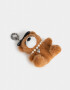 Llavero Peluche Llavero Y Charm De Osito Con Moño - Marron Medio