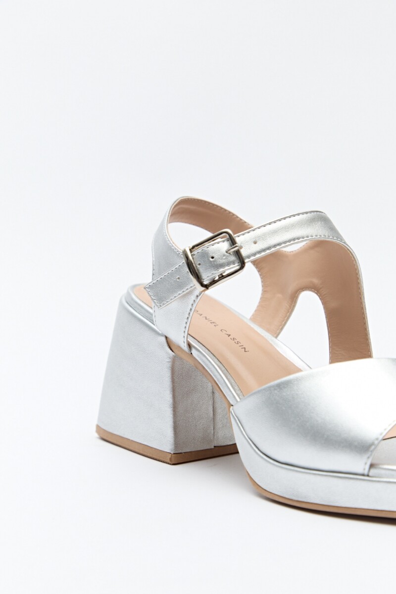 SANDALIA PRAGA Plateado
