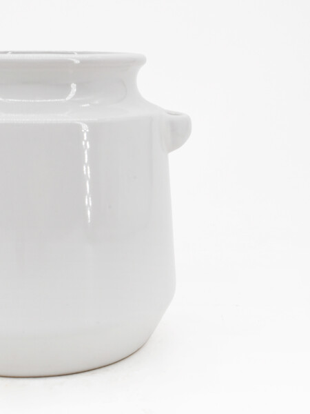 FLORERO CERAMICA OFF WHITE OFF WHITE