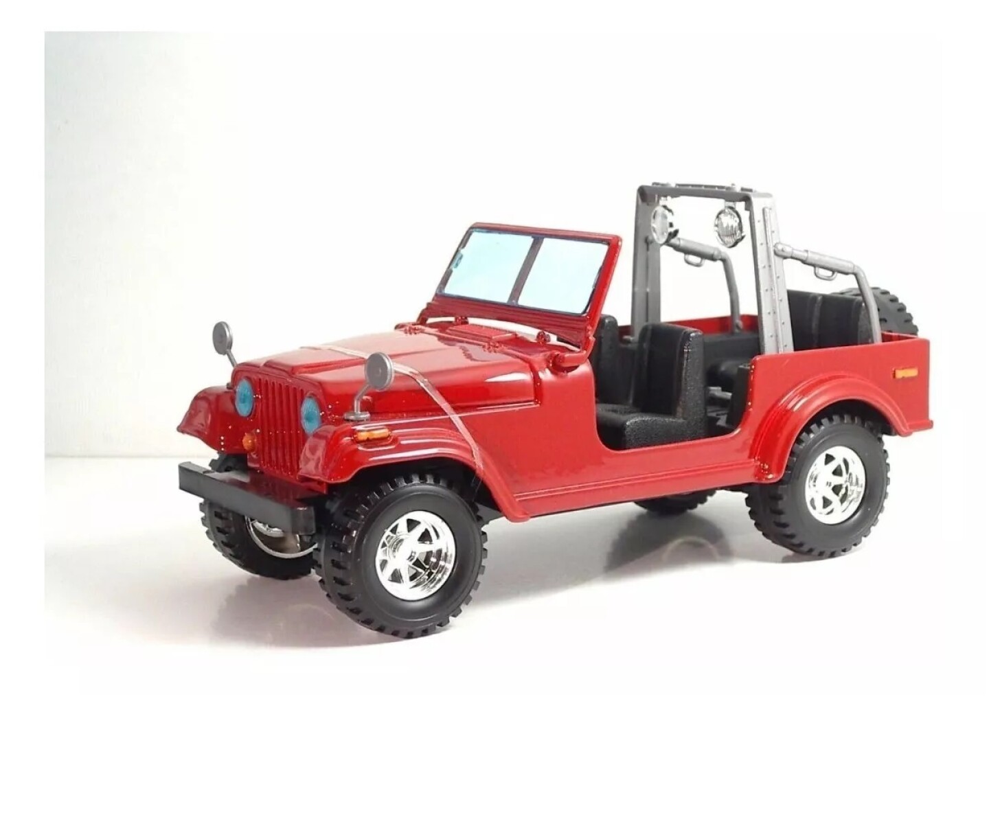Jeep Wrangler Burago Escala 1:24 Rojo 