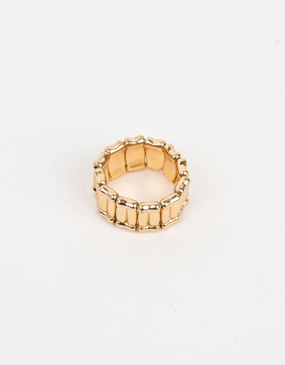 Anillo Con Elástico - Dorado 