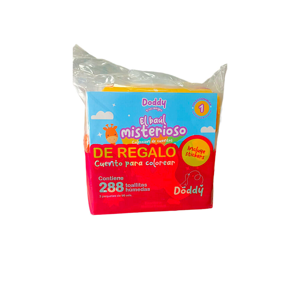 Doddy Toa Humedas x 3 x 96un + Libro Ob