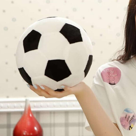 Peluche Almohadon pelota de futbol Blanco