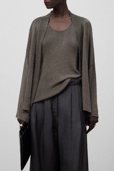 CHAQUETA KIMONO Gris