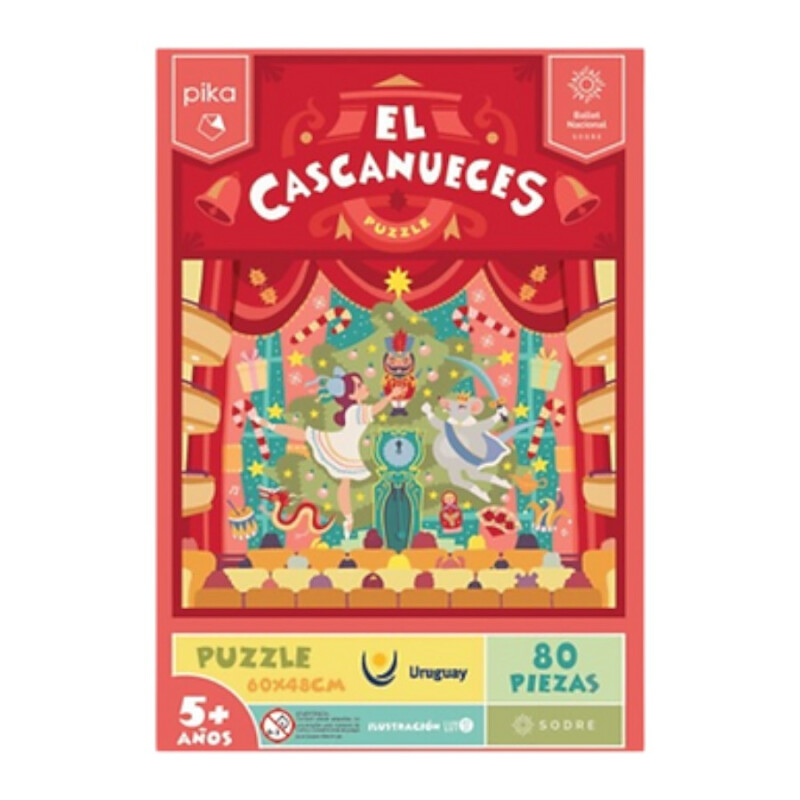 Rompecabezas El Cascanueces 80 Piezas Pika Rompecabezas El Cascanueces 80 Piezas Pika