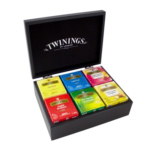 Box Black + 6 té Twinings Box Black + 6 Te Twinings
