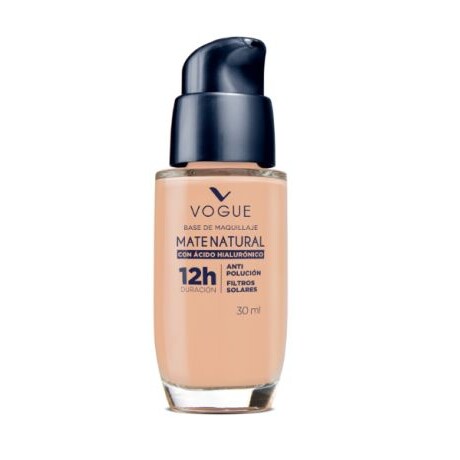 VOGUE BASE MATE CON ÁCIDO HIALURÓNICO TONO TRIGO 30ml VOGUE BASE MATE CON ÁCIDO HIALURÓNICO TONO TRIGO 30ml