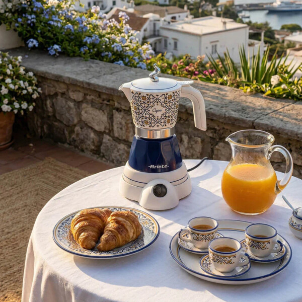 Cafetera Eléctrica Ariete Automática 1358a AZUL