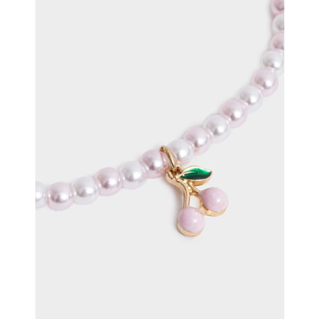 Collares Infantiles Con perlas Dorado