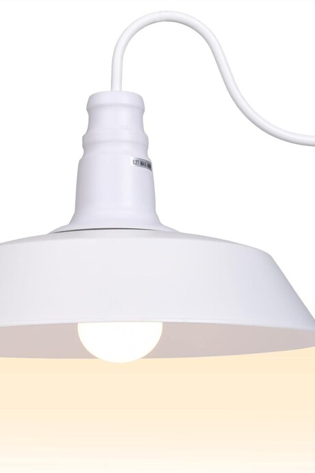 Lampara Farol Campana De Pared Vintage Retro Blanco